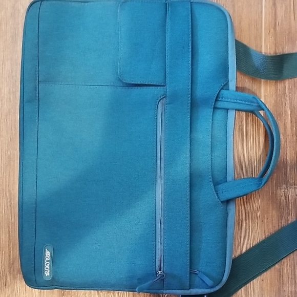 Mossimo Supply Co. Blue Laptop Bag with Sleek Design - Picture 5 of 12
